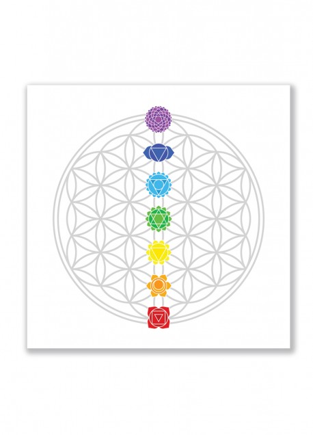 Lavagna Magnetica "Fiore della Vita - Chackra"